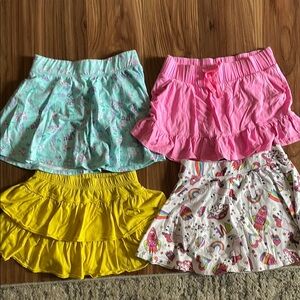 The Children's Place, Circo, Total Girl…Pink and Yellow Ruffled Skorts